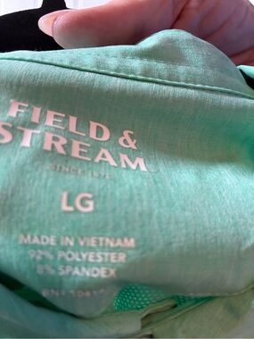 Field & Stream Men's Short-Sleeve Button-Up Shirt in Mint Green